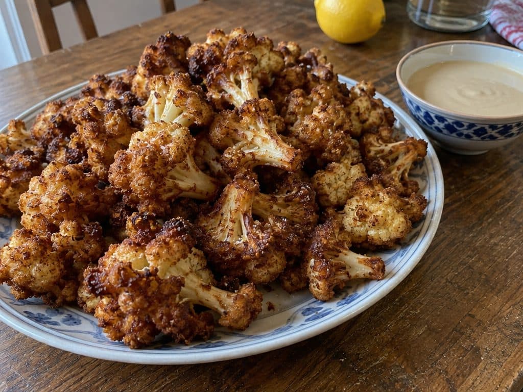 Arnabeet Mekleh (Fried Cauliflower with Tahini Sauce)
