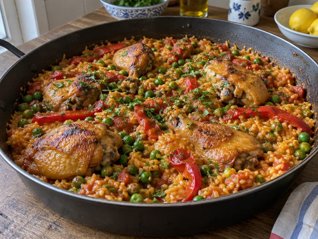 Spanish Arroz con Pollo (Saffron Chicken and Rice)