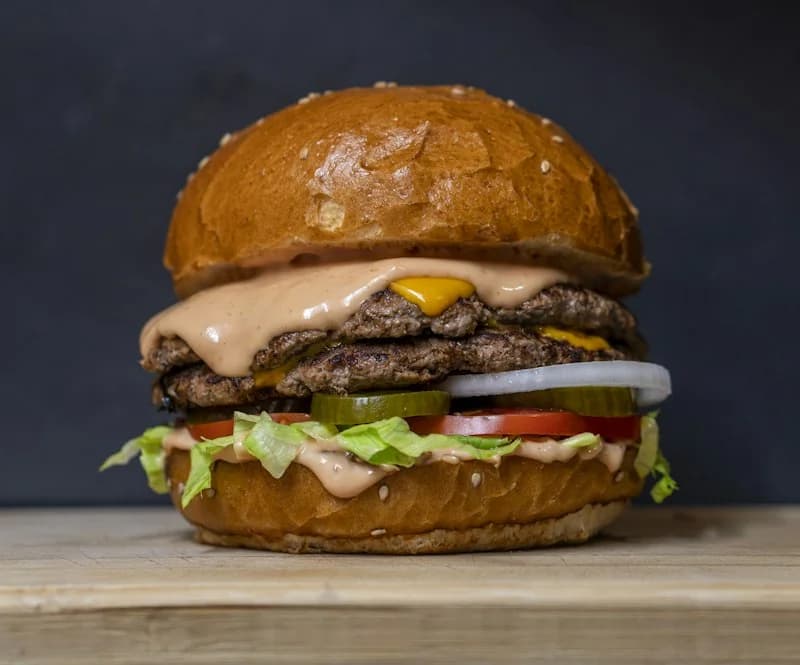 Double Smash Beef Burger