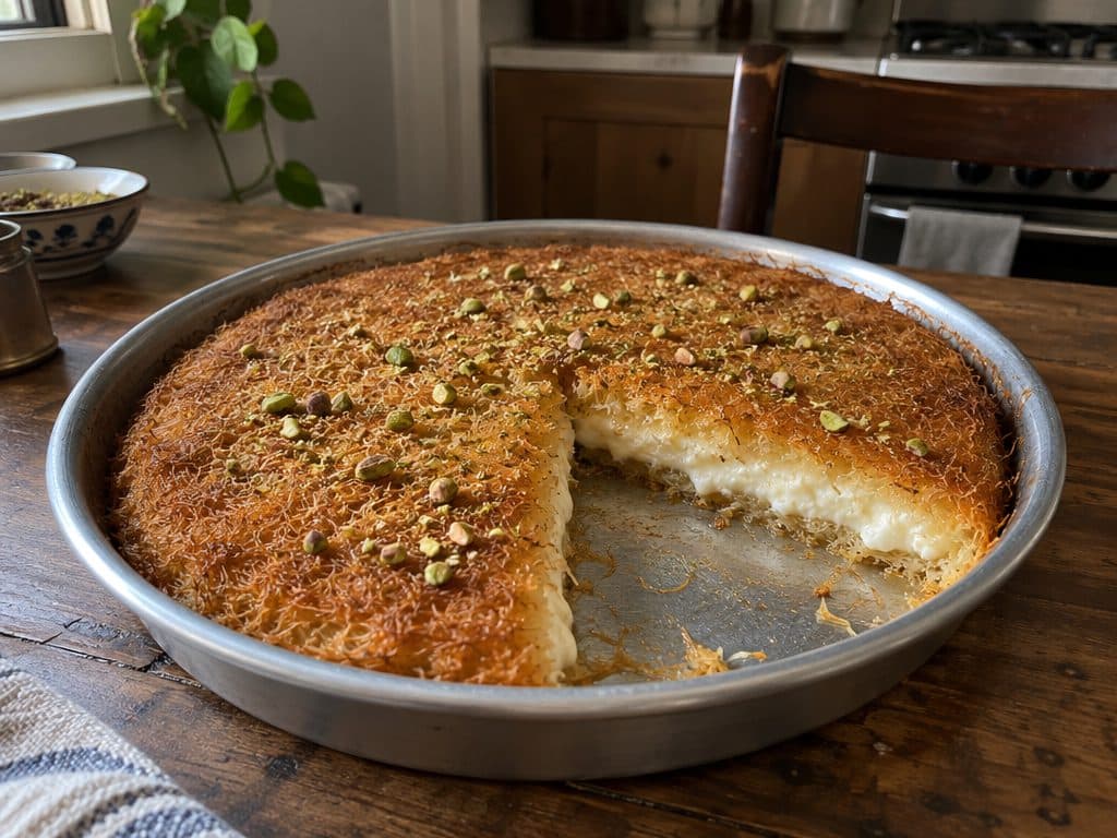 كنافة مصرية بالقشطة