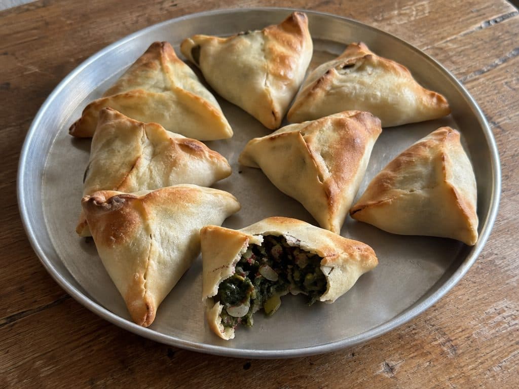 Lebanese Spinach Fatayer