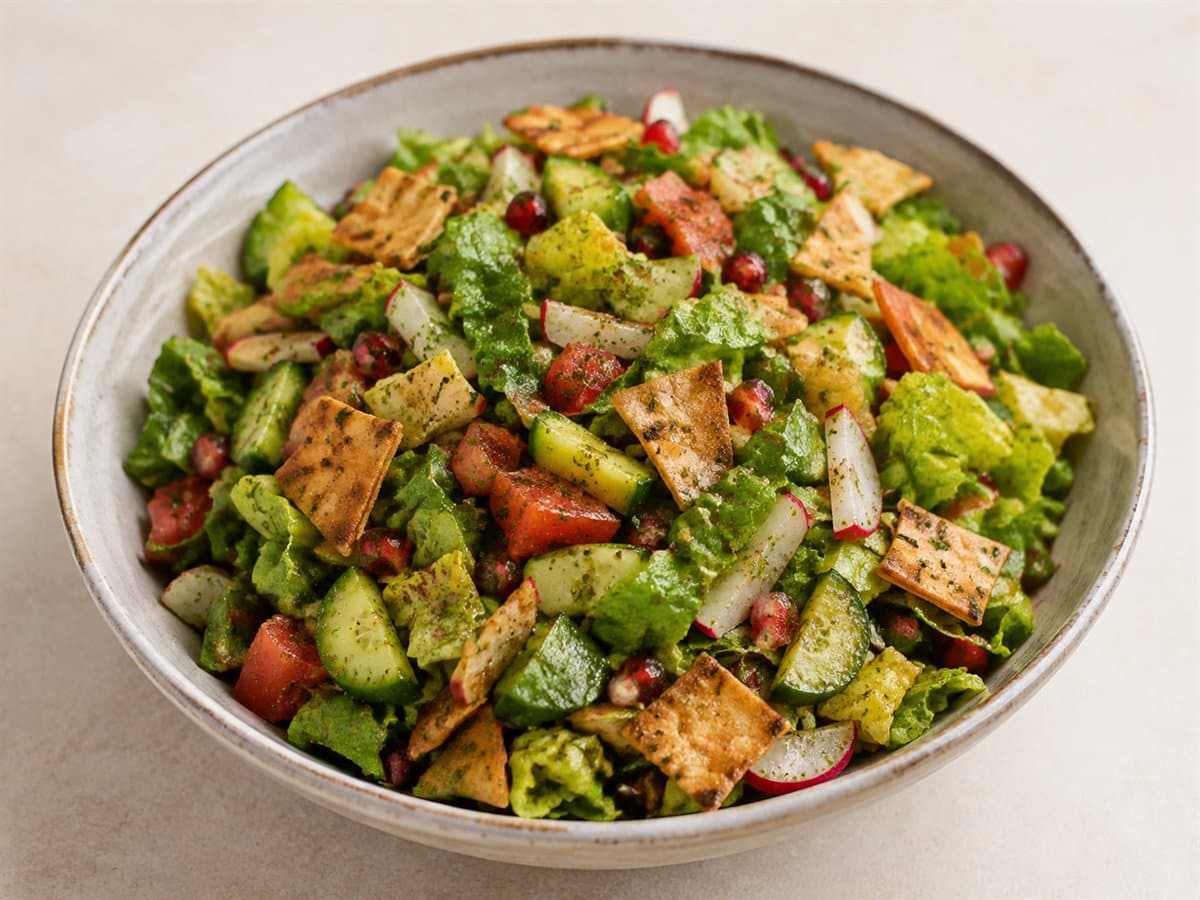 Crispy Lebanese Fattoush Salad