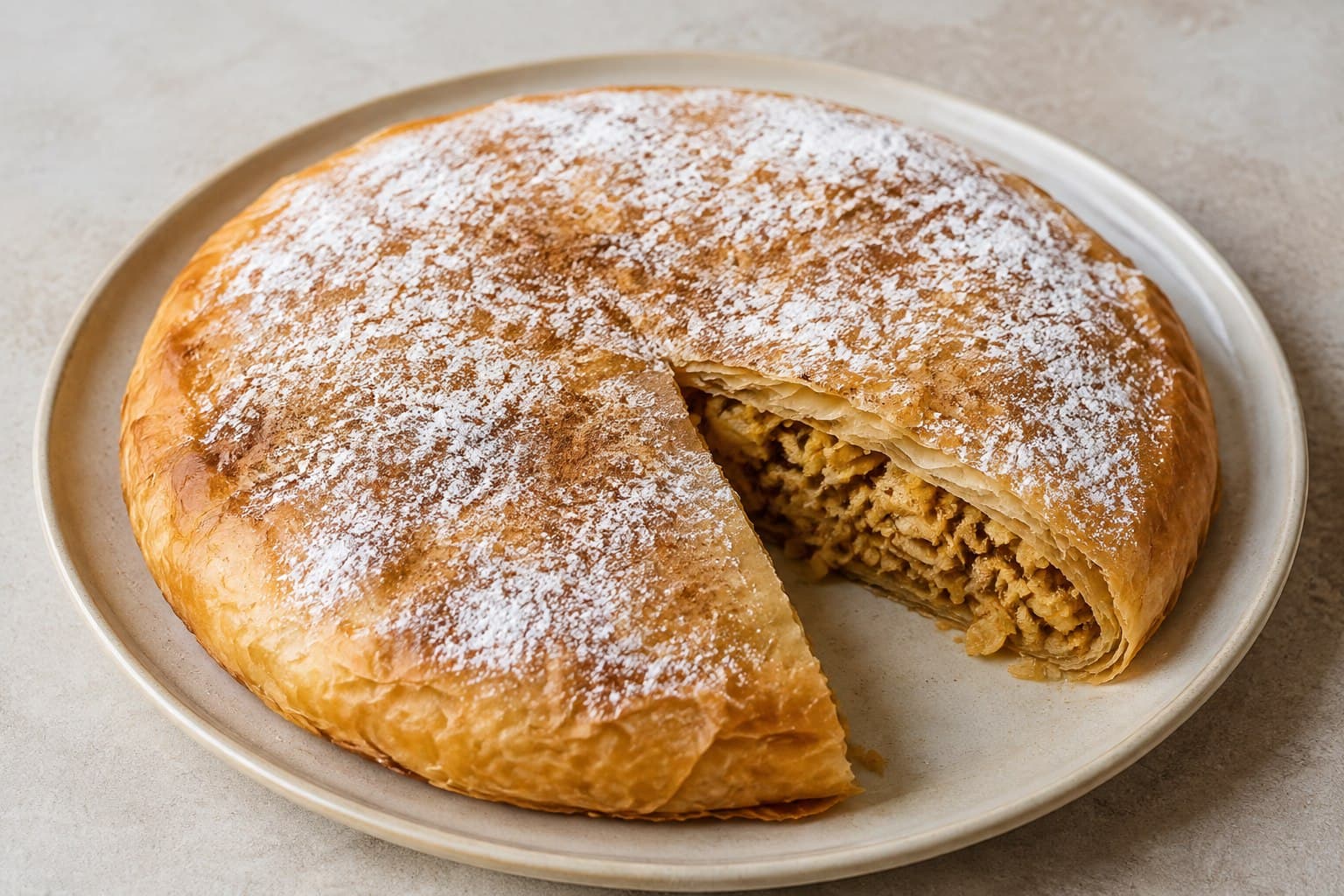 Moroccan Chicken Pastilla