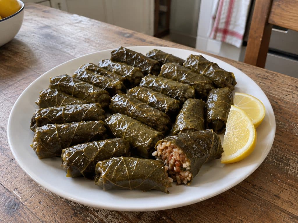Stuffed Vine Leaves (Warak Enab bil Zeit)