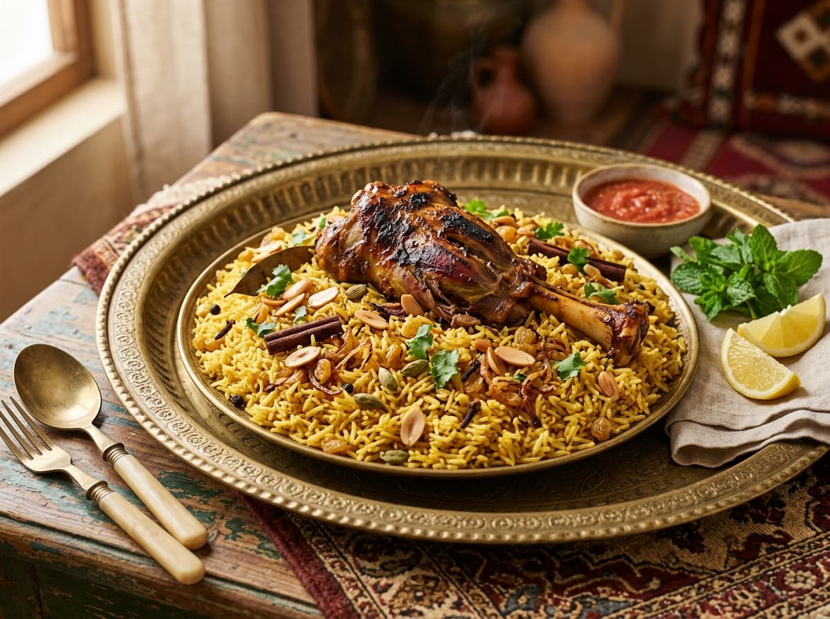 كبسة لحم الضأن السعودية